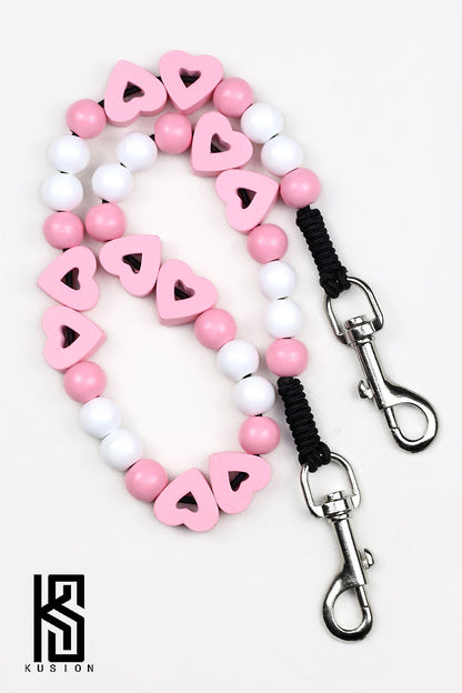 Exaggerated Wooden Bead Heart-Shaped Genderless Waist Chain [ID:0349CH]