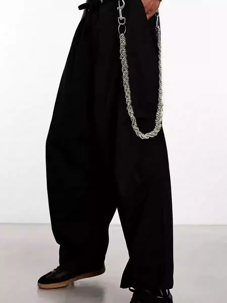 RAF Style Hip-Hop Metal Braided Unisex Waist Chain [ID:0352CH]