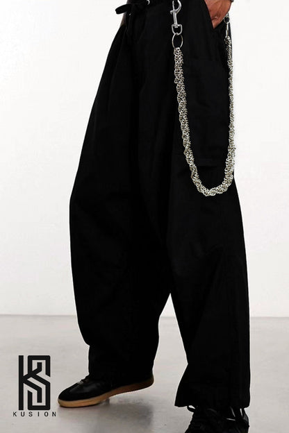 RAF Style Hip-Hop Metal Braided Unisex Waist Chain [ID:0352CH]