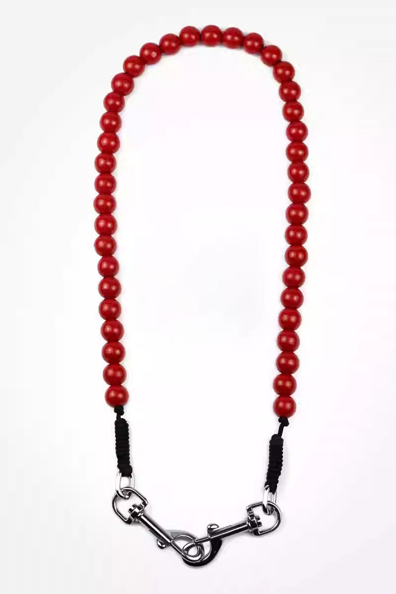 Handcrafted Solid Wood Beads Chain Necklace Chain [ID:0355CH]