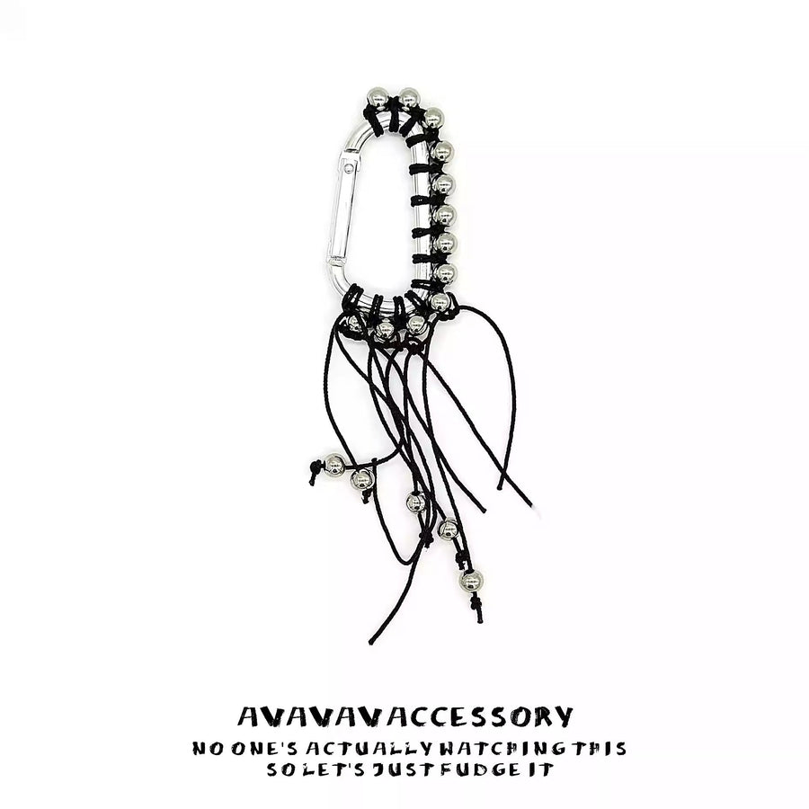 Handcrafted Ghost-Inspired Carabiner Charm [ID:0358CH]