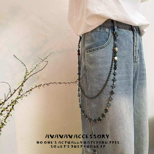 Dopamine-Colored Bag Charm Cross Wallet Chain [ID:0359CH]
