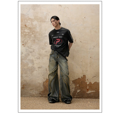 Personsoul Destructive Denim Jeans [ID:0366PA]