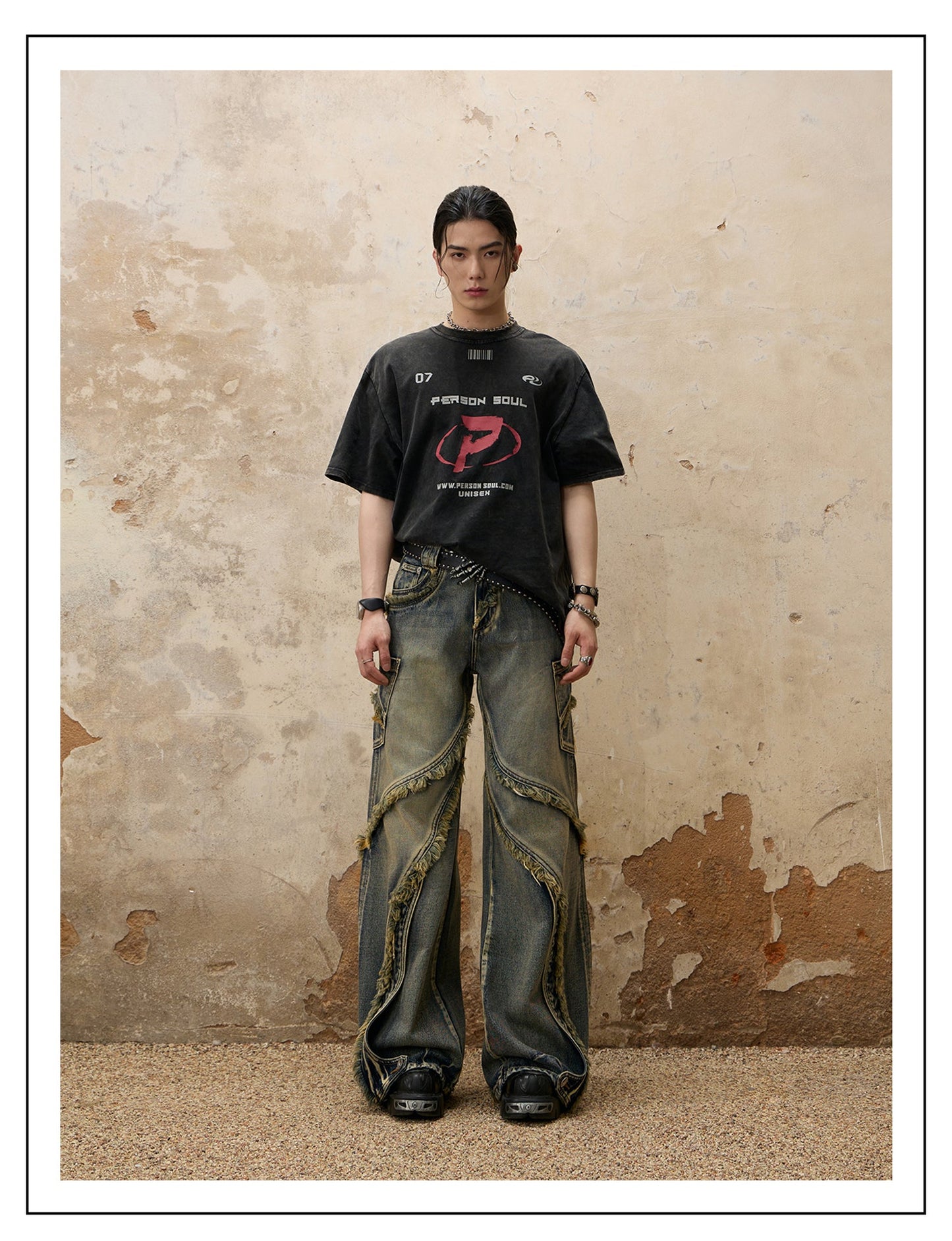 Personsoul Destructive Denim Jeans [ID:0366PA]