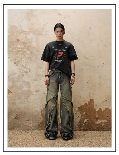 Personsoul Destructive Denim Jeans [ID:0366PA]