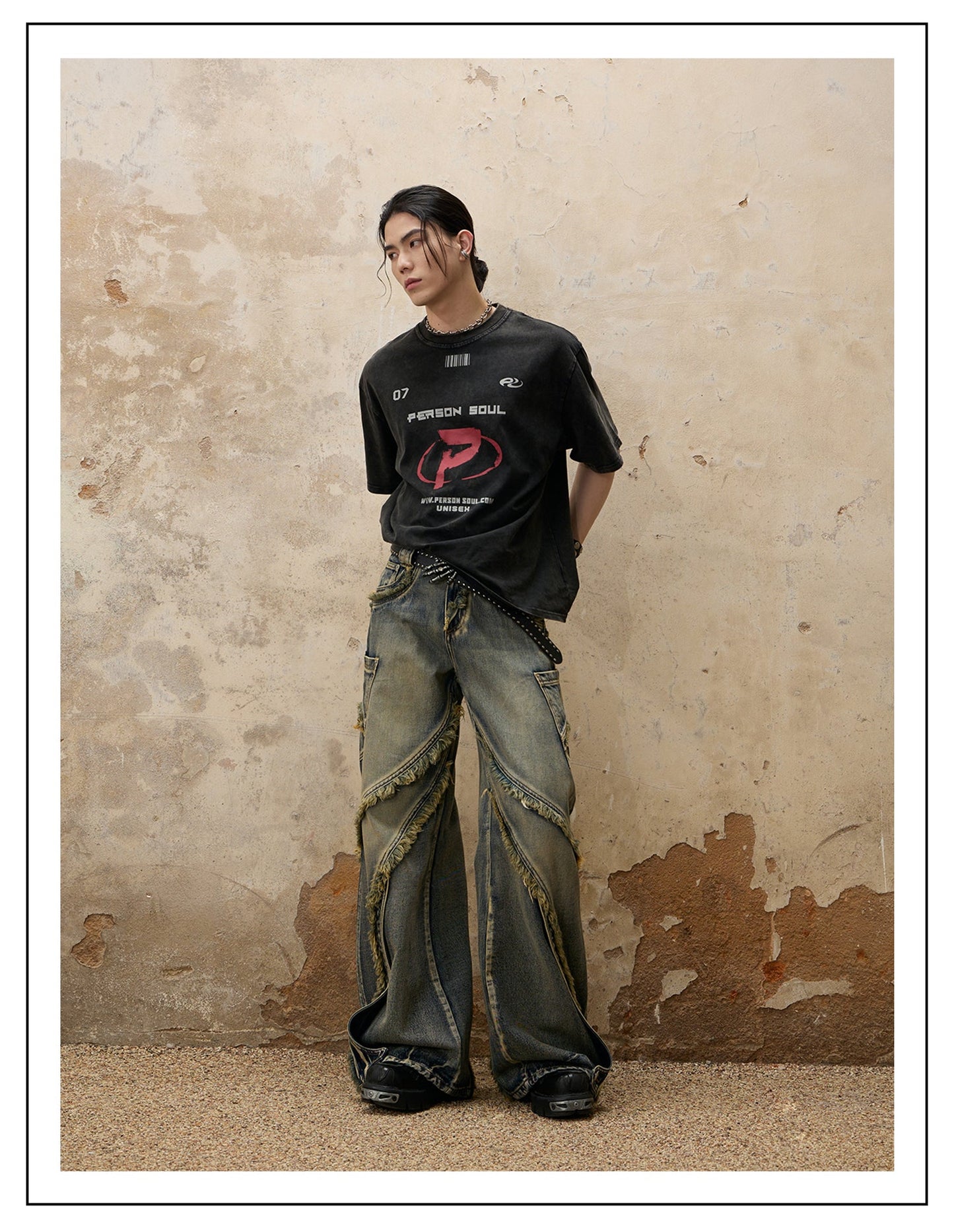 Personsoul Destructive Denim Jeans [ID:0366PA]