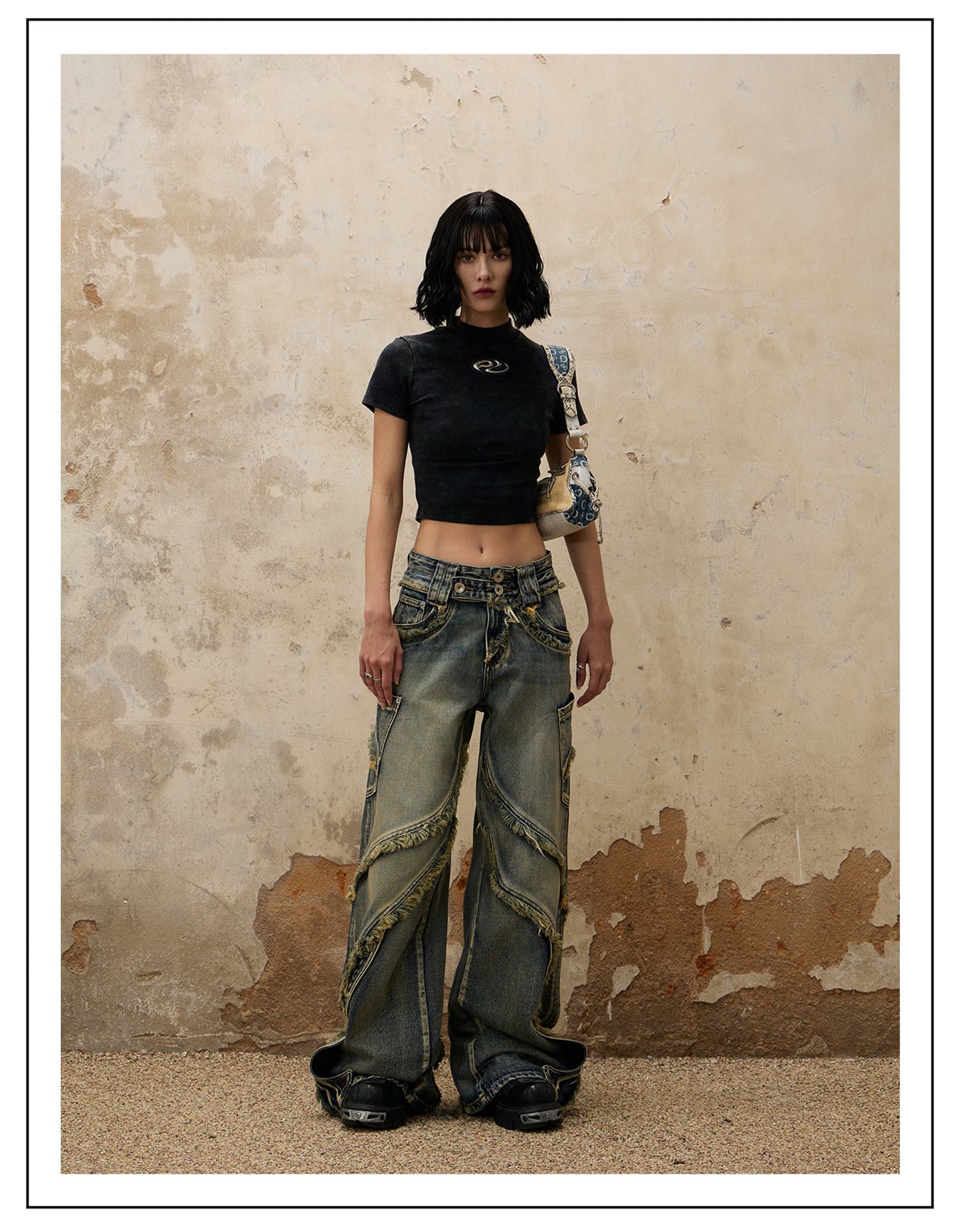 Personsoul Destructive Denim Jeans [ID:0366PA]