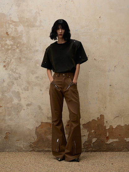 Personsoul Tight Cargo Pants [ID:0394PA]