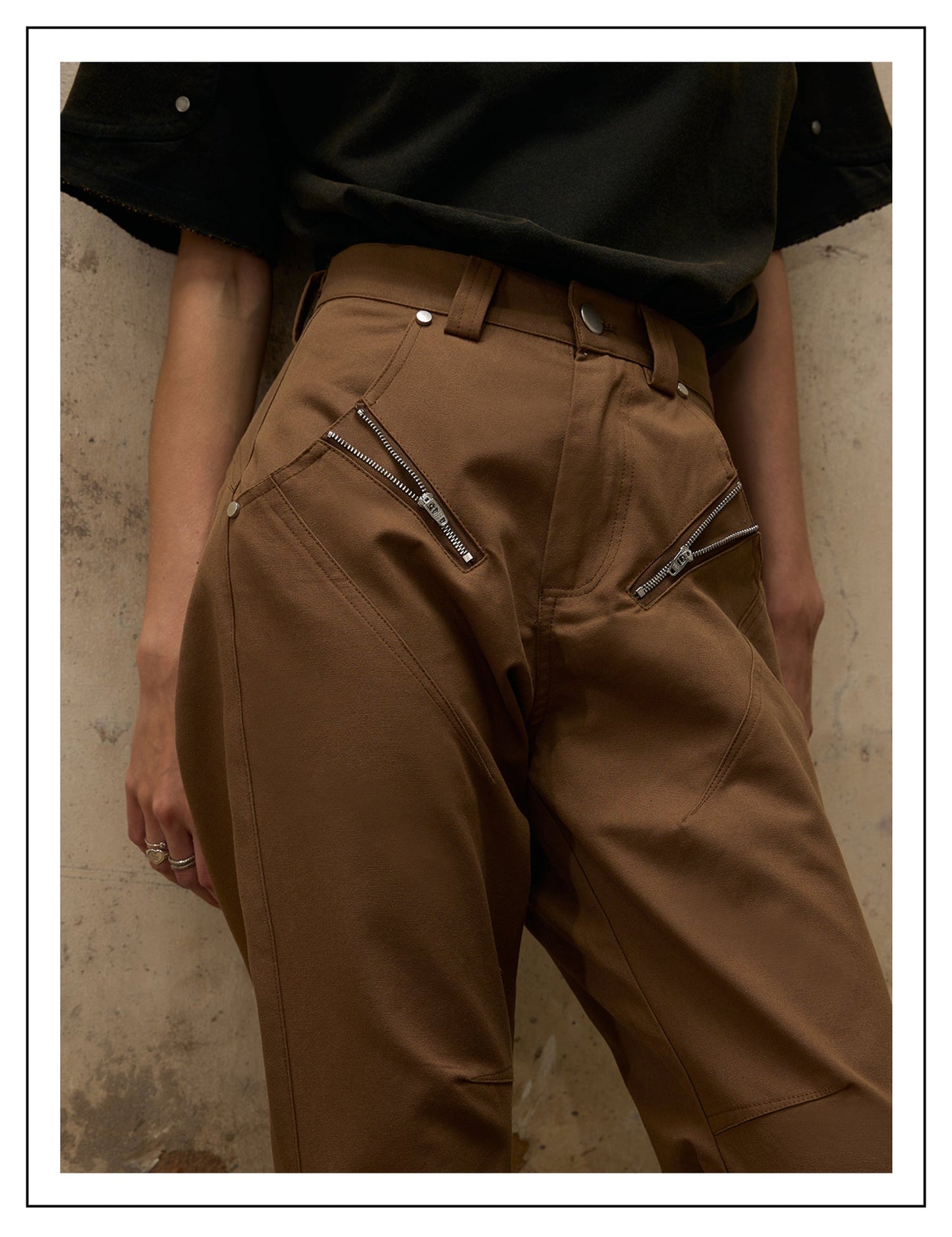 Personsoul Tight Cargo Pants [ID:0394PA]