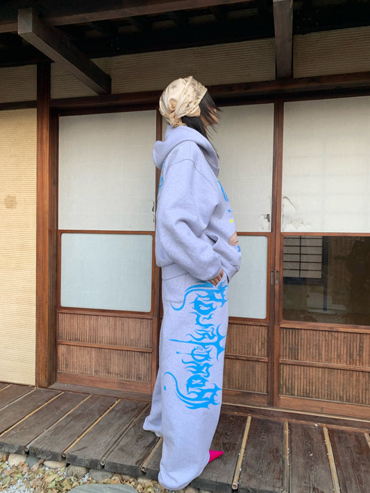 Graffiti Print Sporty Illustration MotifSweatpants [ID:0500PA]
