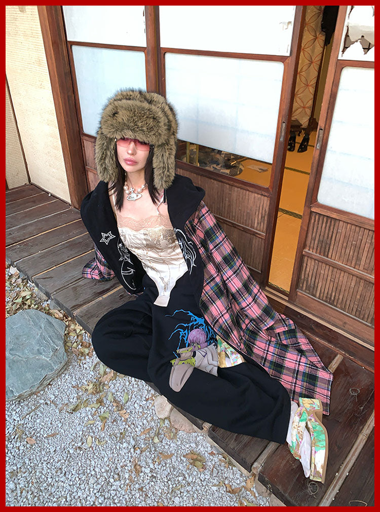 Graffiti Print Sporty Illustration MotifSweatpants [ID:0500PA]
