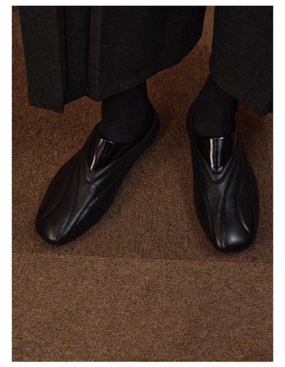 Luxury Streamlined Lightweight Calfskin Racing Sneaker [ID:0519SH]