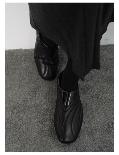 Luxury Streamlined Lightweight Calfskin Racing Sneaker [ID:0519SH]