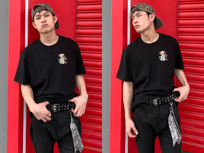 Vintage Street Punk Design Adjustable Metal Wide Belt [ID:0533BE]