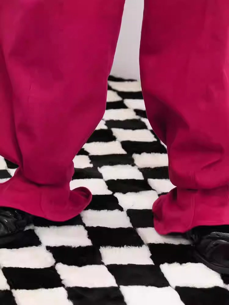 Vintage Dragon Fruit Banana Cut Flared Denim Pants [ID:0545PA]