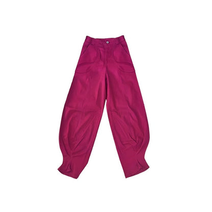 Vintage Dragon Fruit Banana Cut Flared Denim Pants [ID:0545PA]