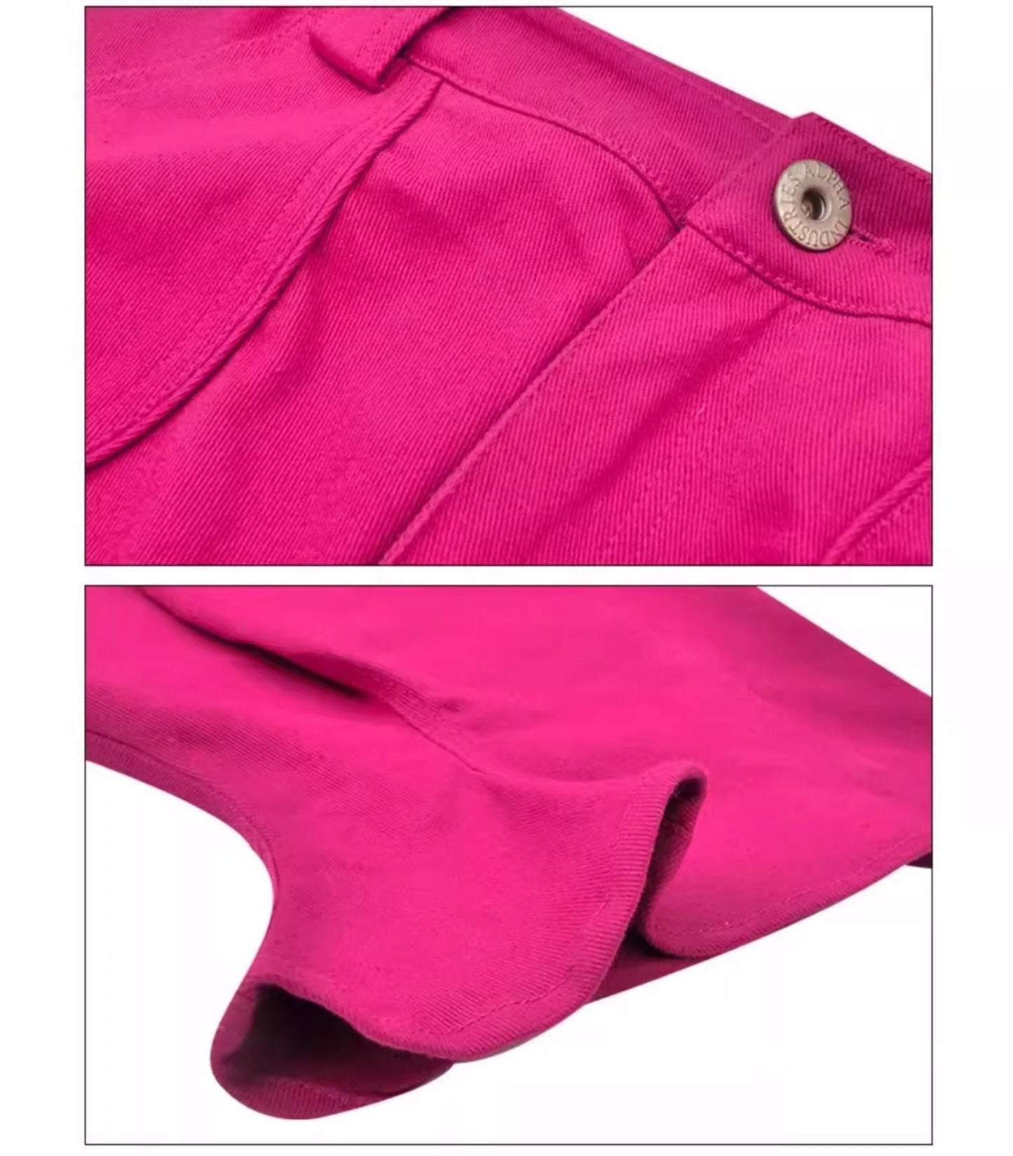 Vintage Dragon Fruit Banana Cut Flared Denim Pants [ID:0545PA]