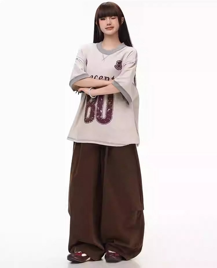 Summer Lightweight Solid Blade-Cut Wide-Leg Pants [ID:0548PA]
