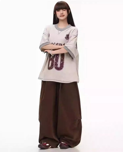 Summer Lightweight Solid Blade-Cut Wide-Leg Pants [ID:0548PA]