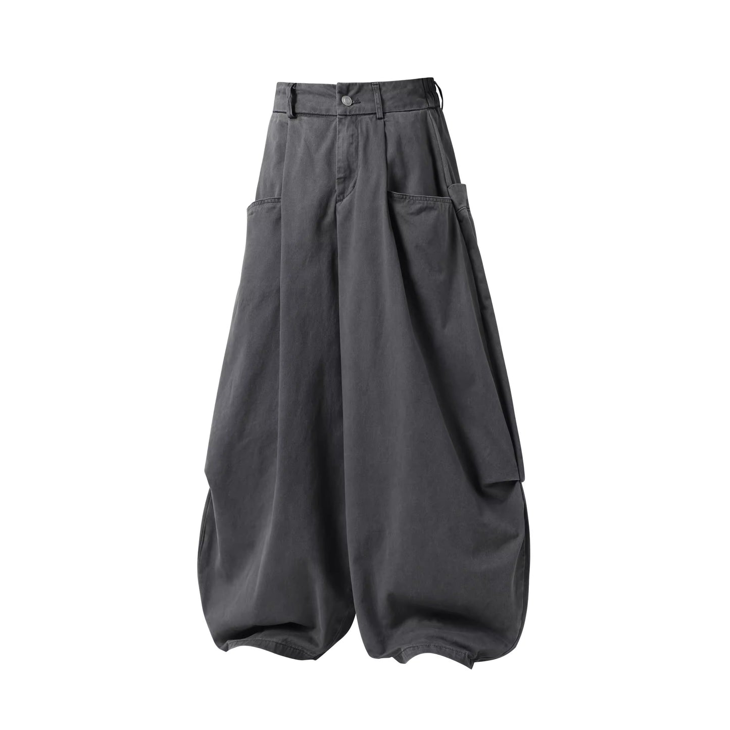 Summer Lightweight Solid Blade-Cut Wide-Leg Pants [ID:0548PA]