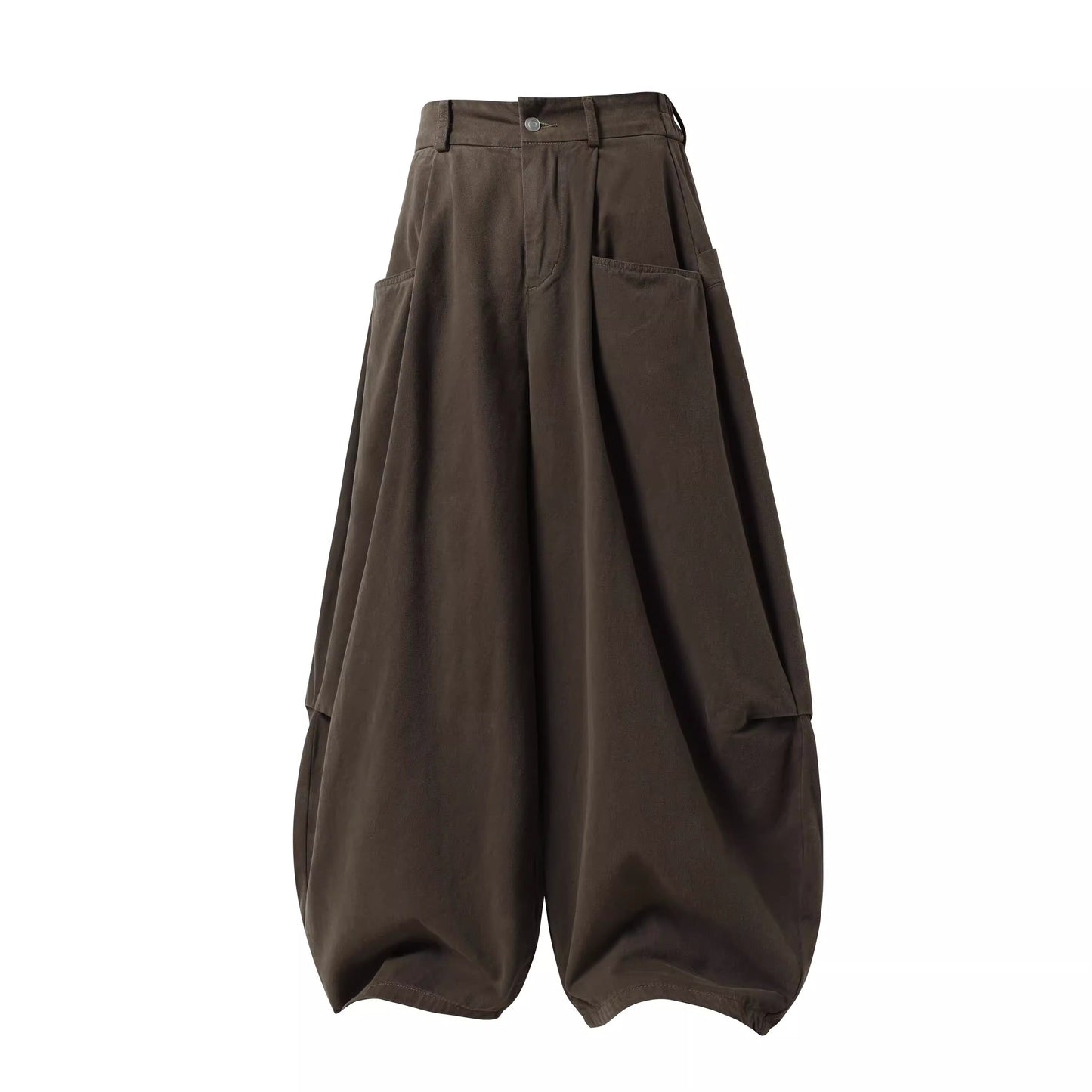 Summer Lightweight Solid Blade-Cut Wide-Leg Pants [ID:0548PA]