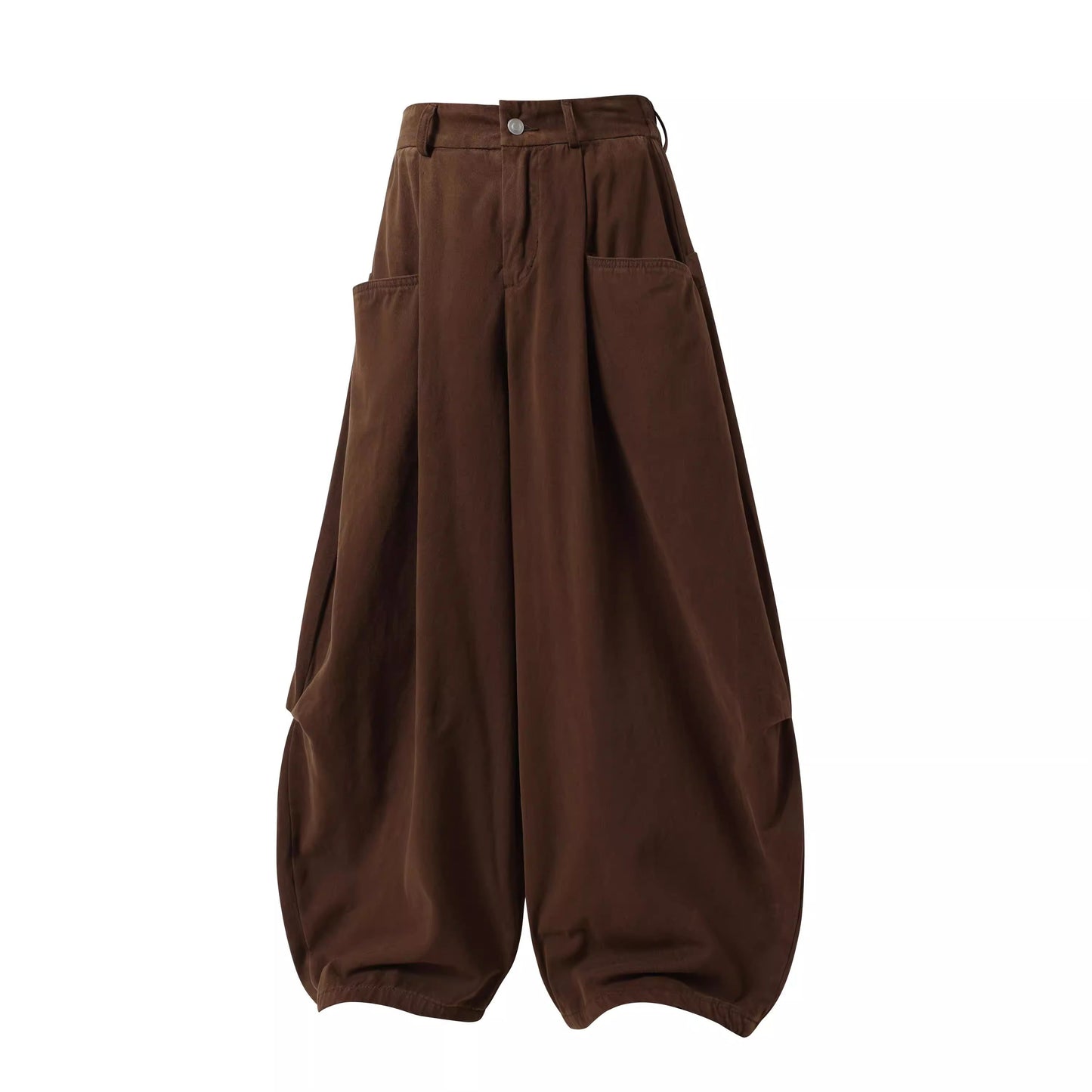 Summer Lightweight Solid Blade-Cut Wide-Leg Pants [ID:0548PA]