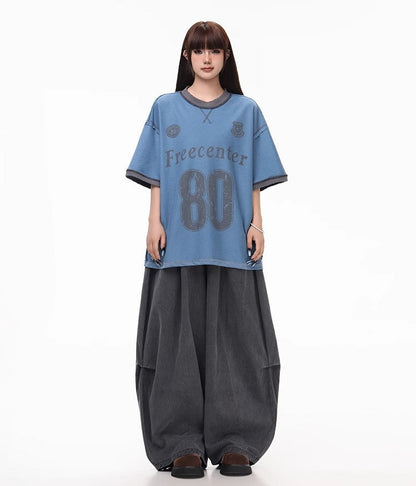 Summer Lightweight Solid Blade-Cut Wide-Leg Pants [ID:0548PA]