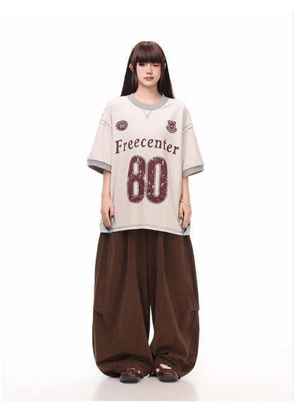 Summer Lightweight Solid Blade-Cut Wide-Leg Pants [ID:0548PA]