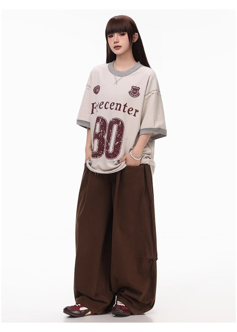Summer Lightweight Solid Blade-Cut Wide-Leg Pants [ID:0548PA]