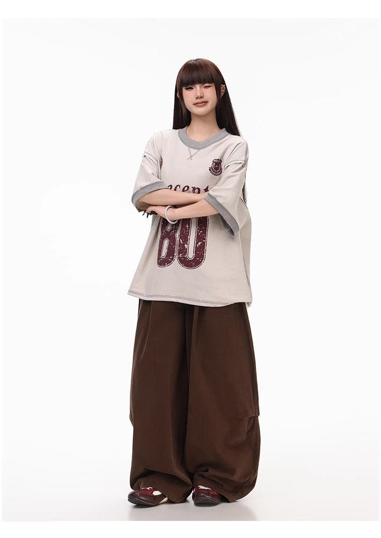 Summer Lightweight Solid Blade-Cut Wide-Leg Pants [ID:0548PA]