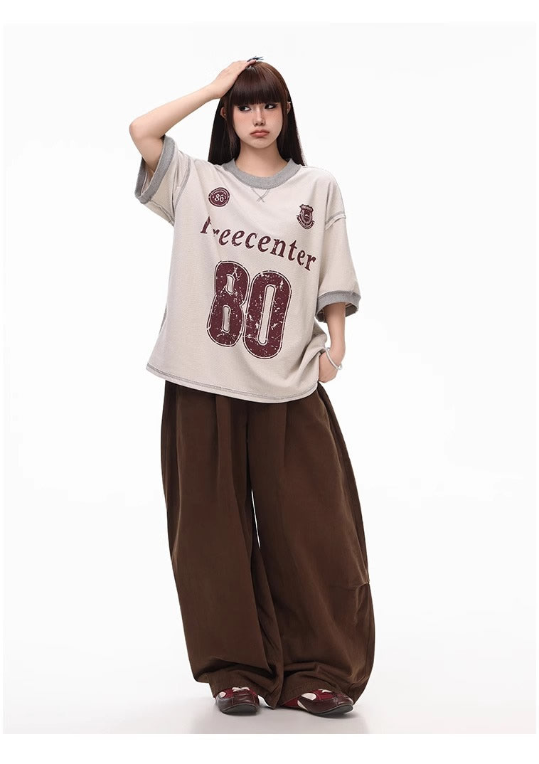 Summer Lightweight Solid Blade-Cut Wide-Leg Pants [ID:0548PA]