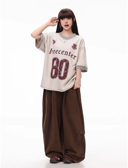 Summer Lightweight Solid Blade-Cut Wide-Leg Pants [ID:0548PA]