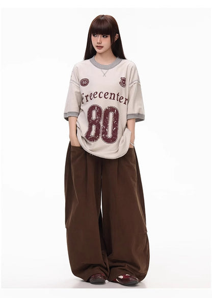 Summer Lightweight Solid Blade-Cut Wide-Leg Pants [ID:0548PA]