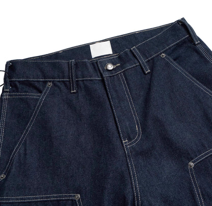 Triple Stitch Rigid Denim Double Knee Work Pants
 [ID:0558PA]