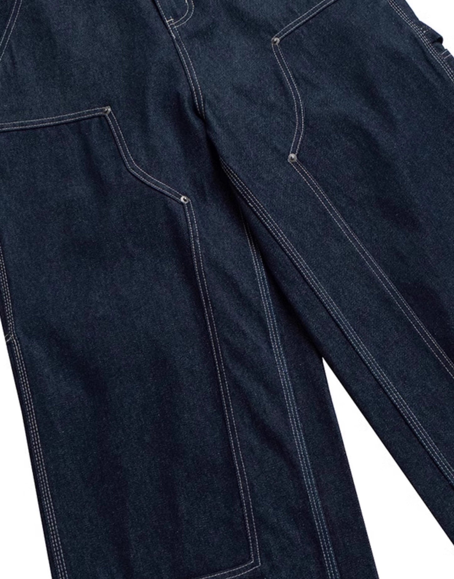 Triple Stitch Rigid Denim Double Knee Work Pants
 [ID:0558PA]