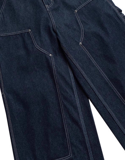 Triple Stitch Rigid Denim Double Knee Work Pants
 [ID:0558PA]