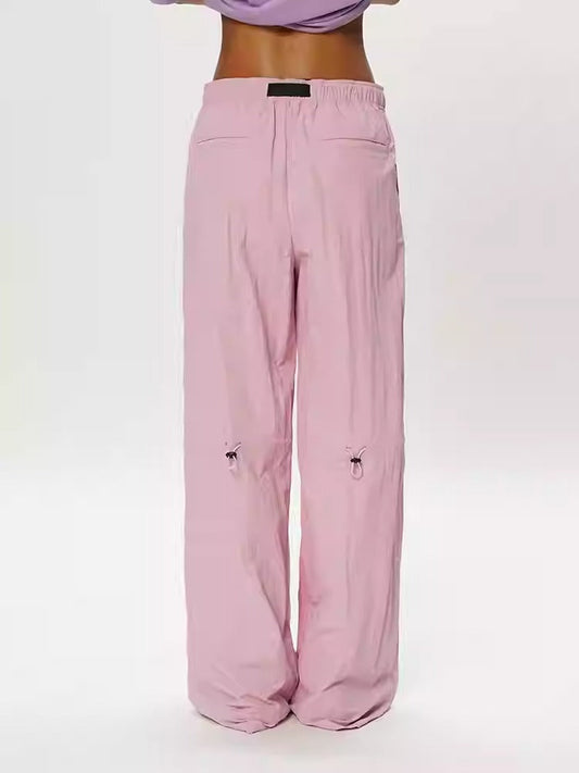 Olympic Style Graffiti Elastic Waist Casual Pants [ID:0562PA]