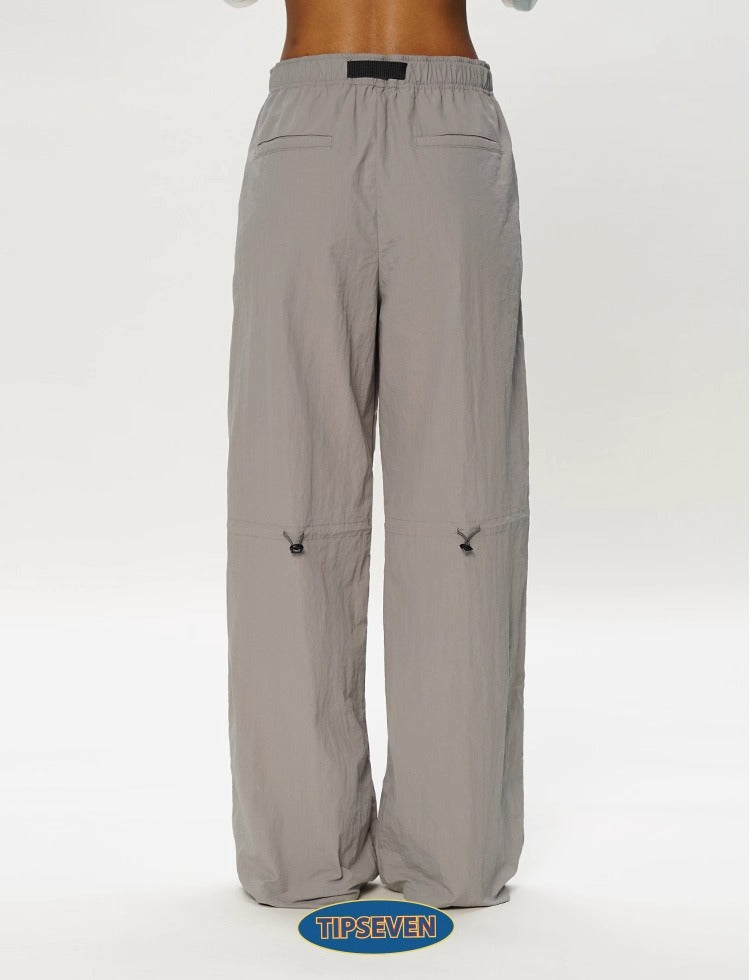 Olympic Style Graffiti Elastic Waist Casual Pants
 [ID:0562PA]