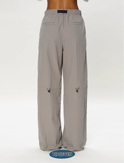 Olympic Style Graffiti Elastic Waist Casual Pants
 [ID:0562PA]