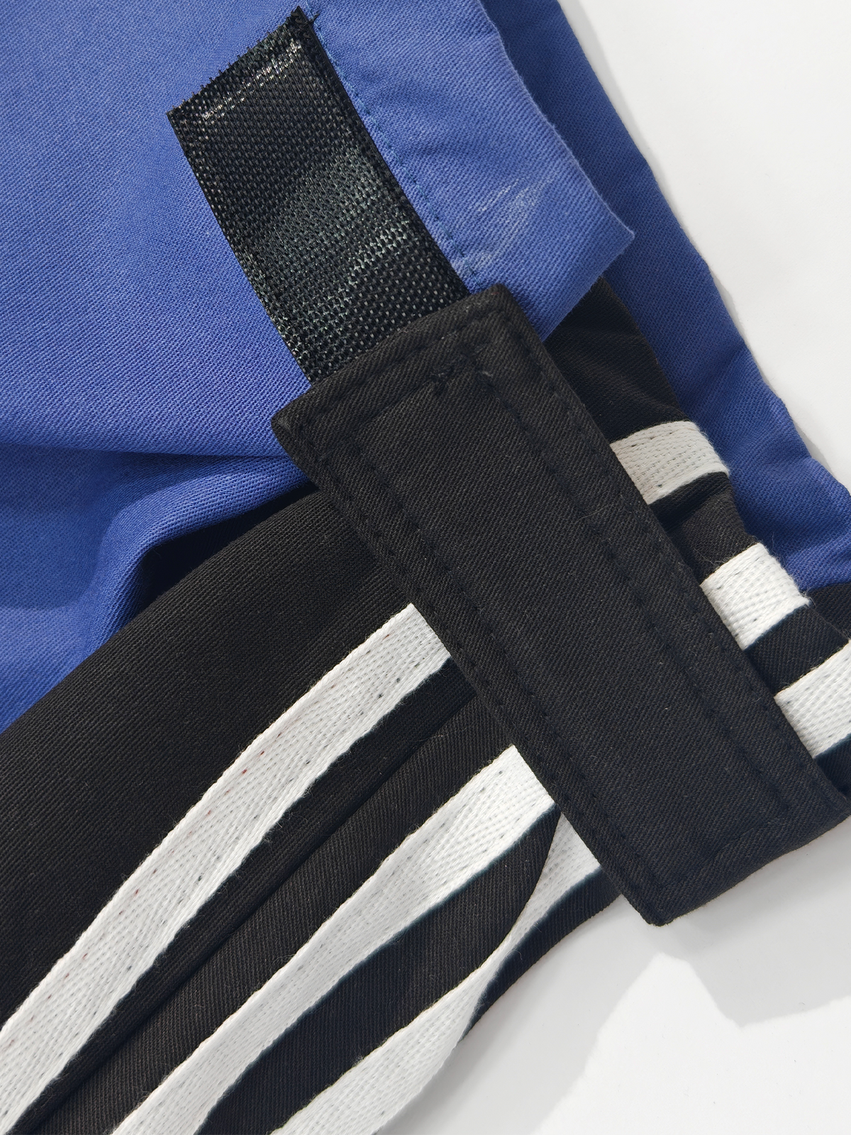 UUCSCC Striped Spliced Wide-Leg Drawstring Track Pants