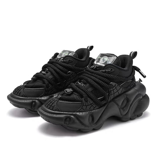 Multi different color dull color gimmick wide sneakers  HL3153