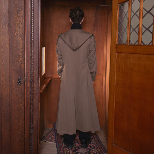 KADAKADA Hooded Pleated Shoulder Cloak