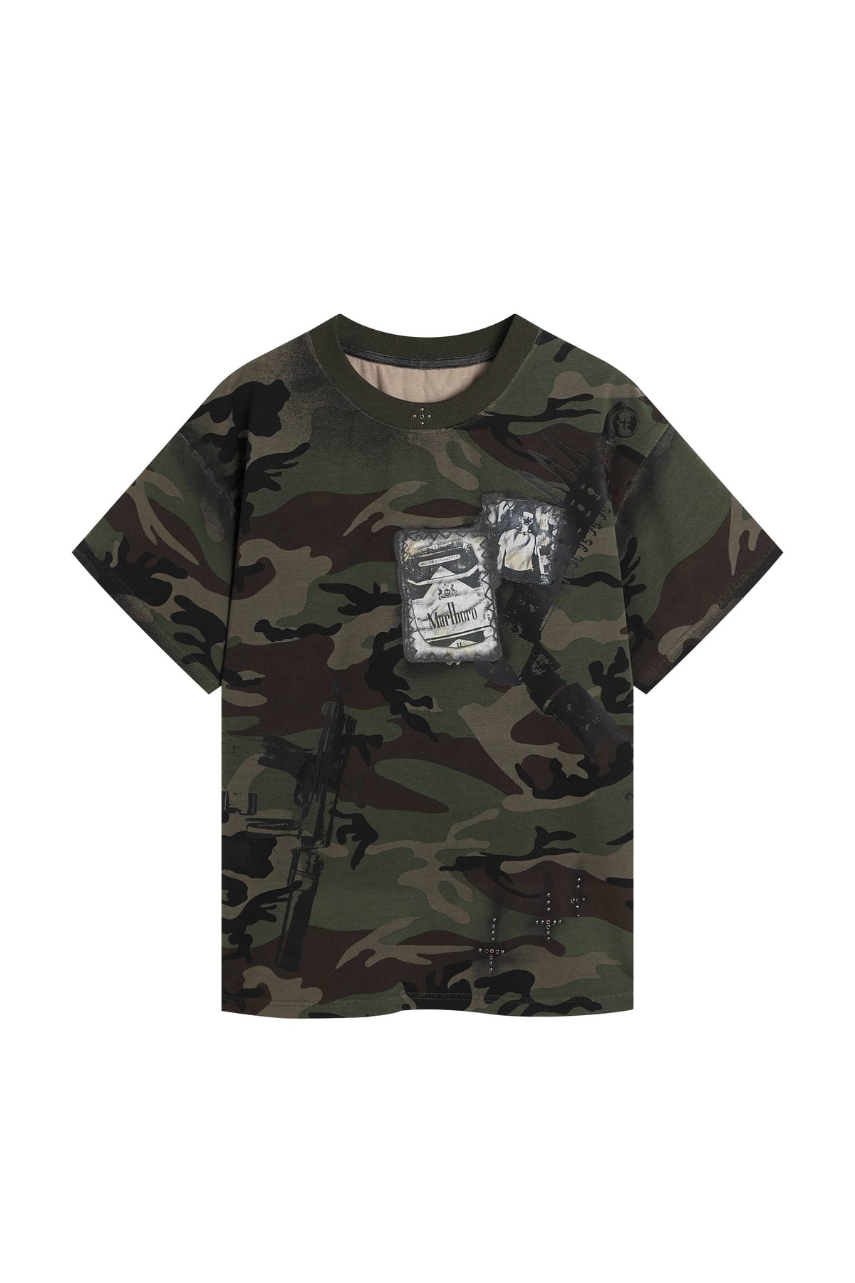 DND4DES Graffiti Camo Rivet T-Shirt