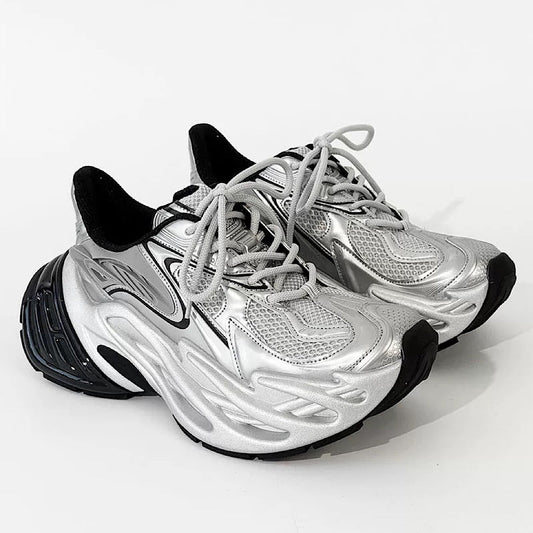 Wave gradient sole design sneakers  HL3256