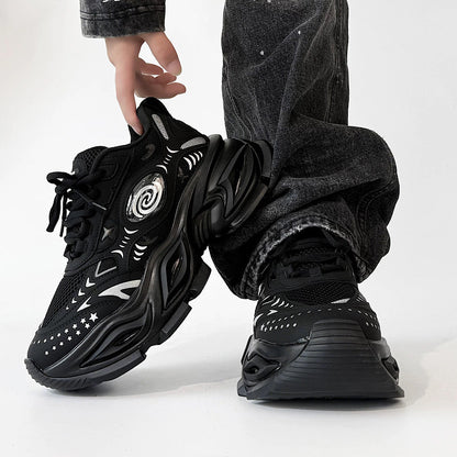 Marble Point Design Platform Casual Sneakers  HL3257