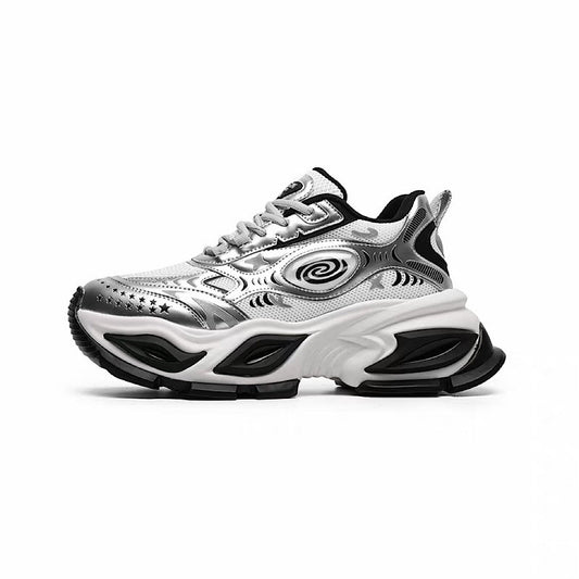 Marble Point Design Platform Casual Sneakers  HL3257