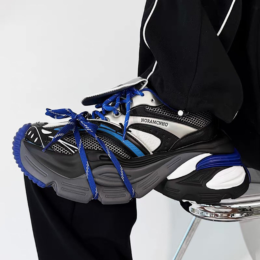 Upper sole point color design dad sneakers