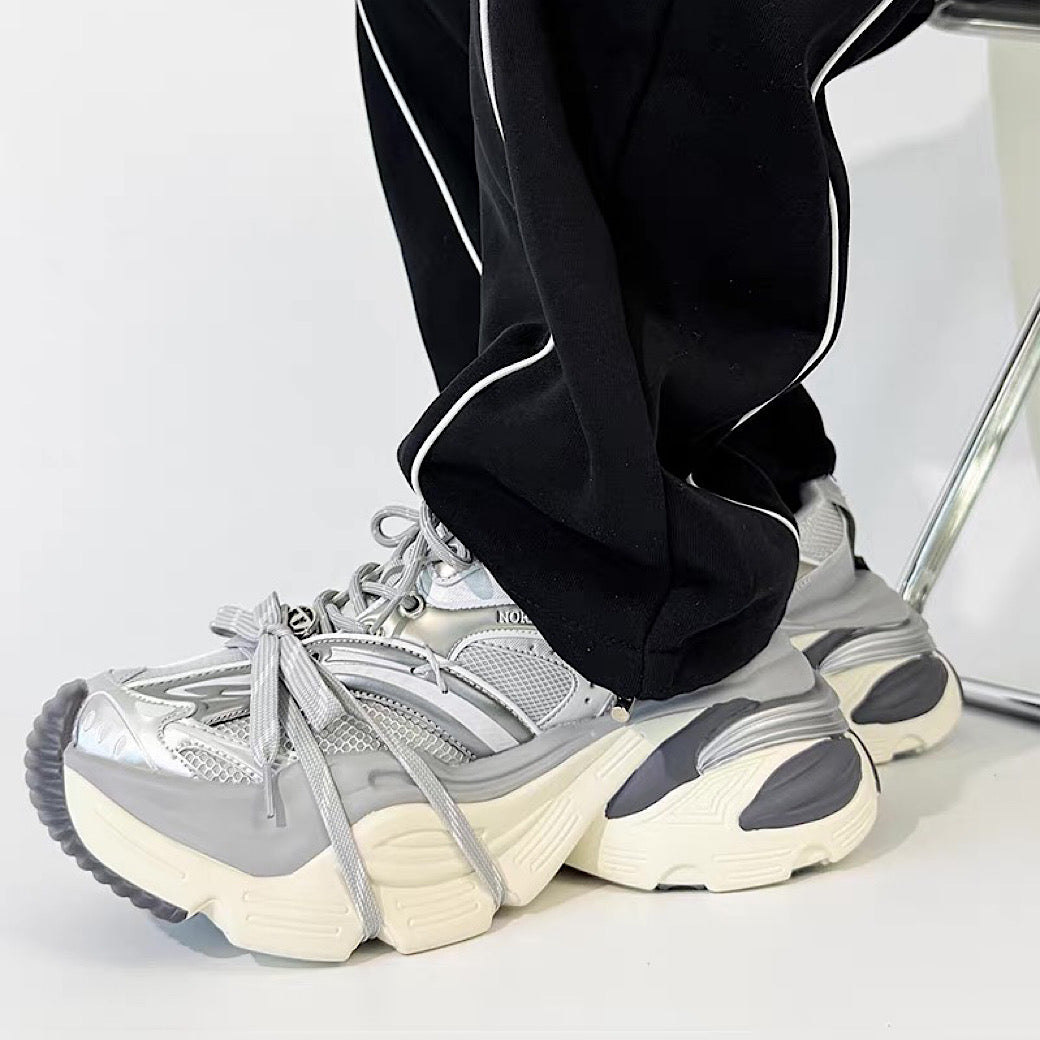 Upper sole point color design dad sneakers