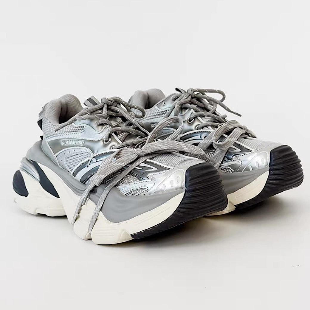 Upper sole point color design dad sneakers