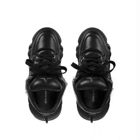 Rubber Simple Design Chain Plus Platform Sneakers  HL3259
